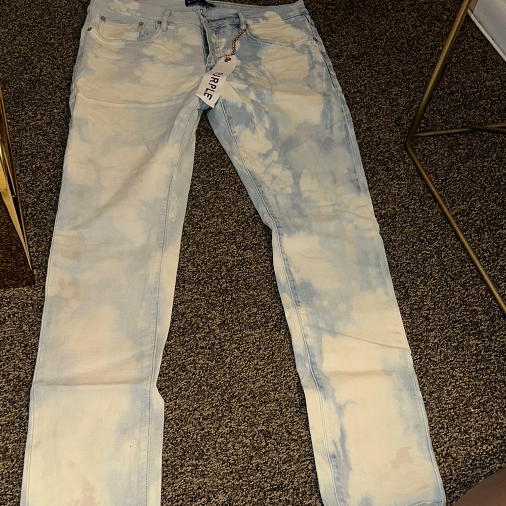 Men's Skinny Jeans in Light Blue by [Brand]